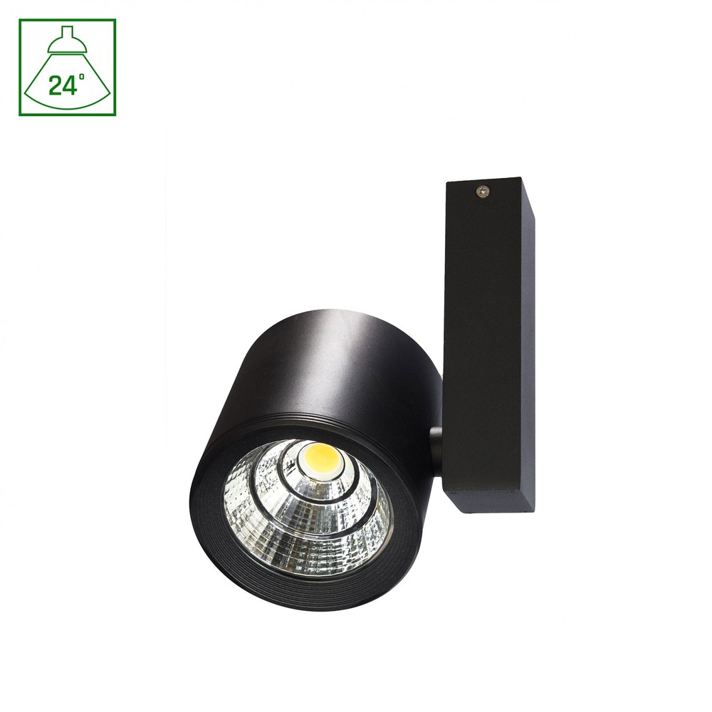Chloe Cob Led 16w 230v Ip20 24° Varmvit Tak Svart Kulör : Varm