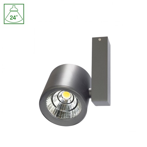 16W LED taklampa - Silver, inkl. ljuskälla