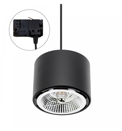 CHLOE AR111 1-fas skenspot för GU10 - Svart, utan ljuskälla, IP20