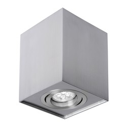 El-produkter Chloe GU10 - IP20, fyrkantig, silver, justerbar, spot (LED-armatur/lampa utan ljuskälla)