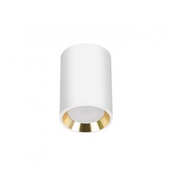 Leverantör LED Armatur/lampa utan ljuskälla, CHLOE MINI P20, hus vit, ring guld, kant vit