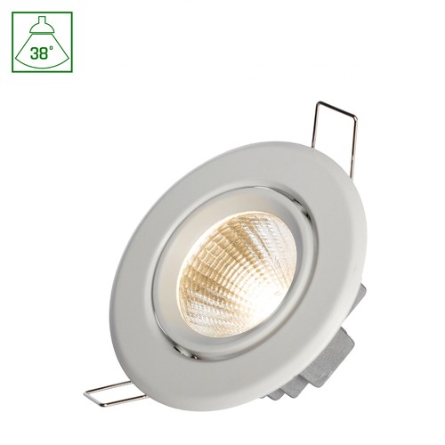 6W LED vägglampa - IP20, 4000K, vit, fyrkantig