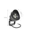 FLORI Spot 24W - 25°, 24V, varm vit, IP65.