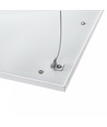 Wireupphängning för 60x60 och 30x120 LED paneler - 4-pack, 100cm, silver, justerbar
