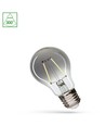 E27 2,5W LED lampa - A60, Modernshine, svart effekt, 150lm, 270°