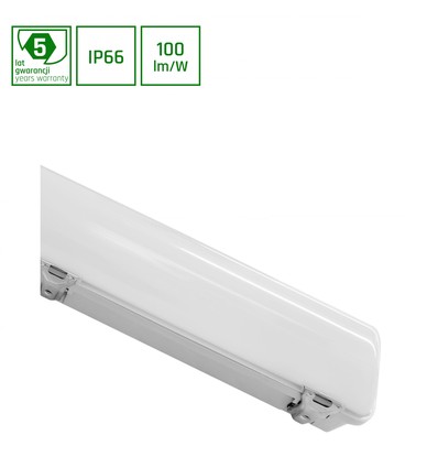 LIMEA LED 24W - 60cm, neutral vit, garage, transparent