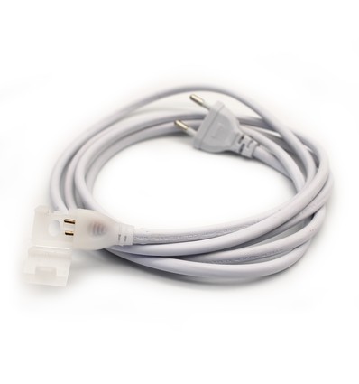 2m Kontakt till 230V LED strip (Type X-2) - Inkl. ändstycke, 230V