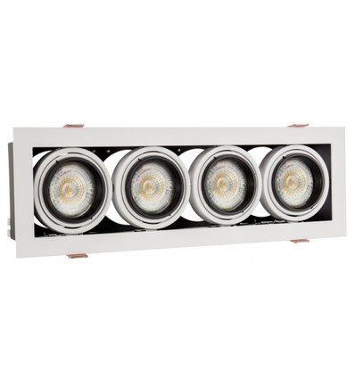 GU10 Vägg/takmonterad spot - Vit, utan ljuskälla