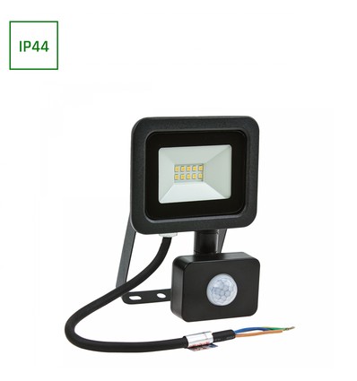 Noctis Lux 2 10W - 230V, IP44, Svart, Med Sensor