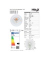 HiluX D3 Tilt360 - Full Spectrum LED Inbyggnadsspot, RA97, 2700K, Vit