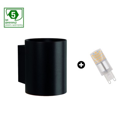 Set: Squalla G9 Rör + 4W LED lampa - 6000K (Kallvit)