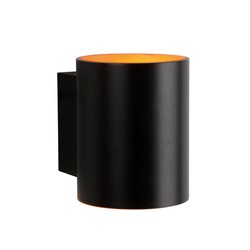 El-produkter LED svart/koppar rund vägglampa - G9-sockel, IP20 inomhus, 230V, utan ljuskälla
