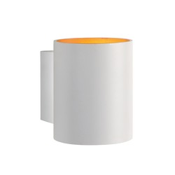 Lampor LED vit/koppar rund vägglampa - Med G9 sockel, IP20 inomhus, 230V, utan ljuskälla
