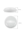 Spectrum 20W Teknik lampa - IP54, IK07, 230V, Rund, 4000K, PIR sensor.