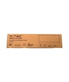 V-Tac 120x30 LED panel - 40W, 4400lm, indbyggt i vit ram