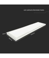 V-Tac 120x30 LED panel - 40W, 4000lm, indbyggt i vit ram