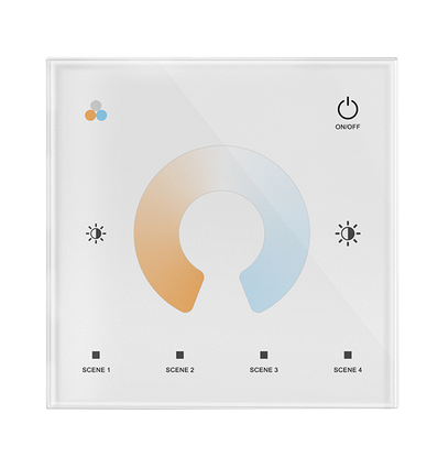 LEDlife rWave CCT dimmer till vägg fjärrkontroll - dim+ CCT, 12V-24V