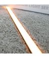 Troldtekt LED Zigbee skenset 4x120 cm - CCT, infälld, Akustilight