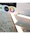 Troldtekt LED Zigbee skenset 4x120 cm - CCT, infälld, Akustilight