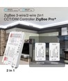 Gledopto Pro 2in1 Zigbee strip-kontroller - Hue-kompatibel, 12V/24V, 12V (144W) 24V (288W), enfärgad + CCT