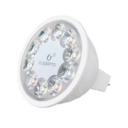 Zigbee Gledopto 5W Zigbee LED-lampa - Hue-kompatibel, 12V/24V, RGB+CCT, MR16 / GU5.3