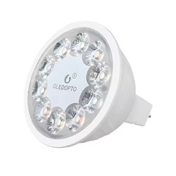 MR16 GU5.3 LED Gledopto 5W Zigbee LED-lampa - Hue-kompatibel, 12V/24V, RGB+CCT, MR16