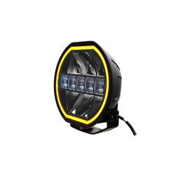 LED arbets och extraljus 7" Prolumo 108W Beam HEXA E-godkänd - LED-fjärrljus, dubbellägesljus