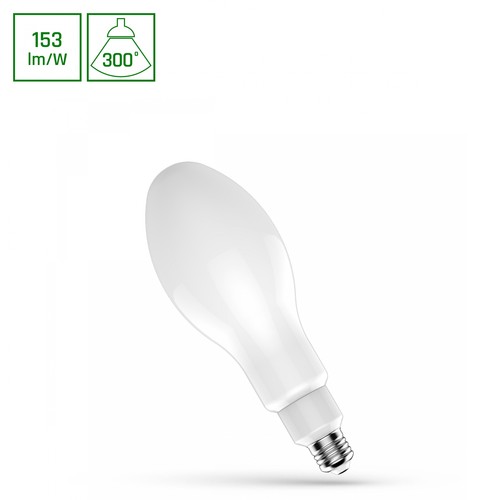 E27 36W LED-lampa - 360°, frostat glas