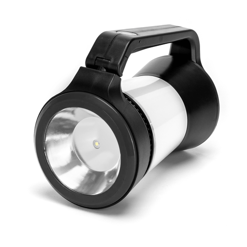 LED 3-i-1 Campinglampa med Vridbar Dimmer, 22 SMD, Svart - Använder 3x AA-batterier