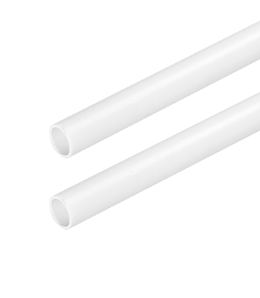 PVC elektriskt rör Ø16mm - 2 meter, vit