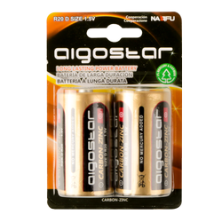 Batterier Kol-Zink Batteri 1,5V R20D 2-pack