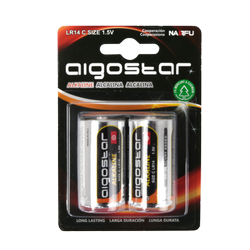 Batterier Alkaliskt Batteri LR14C 1.5V - 2-pack