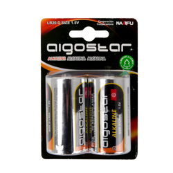 Batterier Alkaliskt Batteri LR20D 1,5V 2-pack