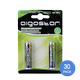 2 st. Uppladdningsbart Batteri AA - 1600mAh, 1.2V