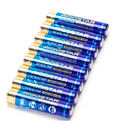 8 st. AAA Alkaline Batteri - LR03, 1,5V