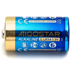 Batterier 2 st. Alkaline Batteri - LR14C, 1.5V