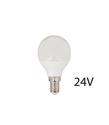 2W LED lampa - P45, E14, 24V DC