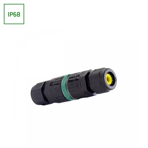 Vattentät kopplingsdosa - För kablar, 3X(0,5-2,5MM2), IP68 vattentät