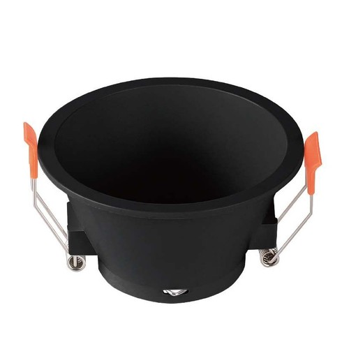 MR16 eller GU10 Downlight, bländfri - Utan ljuskälla, svart, Hål: Ø8,3 cm, Mått: Ø9,3 cm