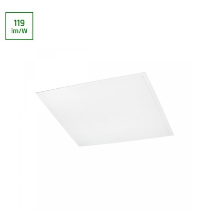 60x60 LED panel, 36W - 119lm/W, 4000K, vit ram, för inbyggnad/utanpåliggande