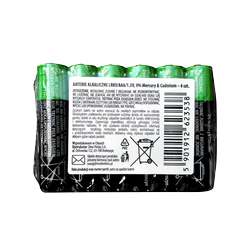 Batterier Alkaliskt Batteri LR03 AAA 1,5V - 6 St.