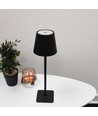 Uppladdningsbar LED bordslampa Inomhus/utomhus - Svart, touch dimbar, CCT, IP54 utomhus bordslampa