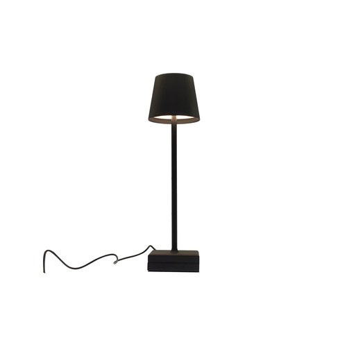 Candela LED bordslampa med trådös laddning - Svart, IP54 Inomhus/utomhus, touchdimbar