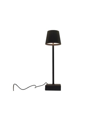 Candela LED bordslampa med trådös laddning - Svart, IP54 Inomhus/utomhus, touchdimbar