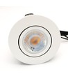 10 st. downlight Inno88 - Inkl. 6W RA97 GU10, matt vit, IP44, godkänd i isolering