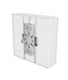 20W CCT vägglampa - IP54 utomhus, 25x25cm