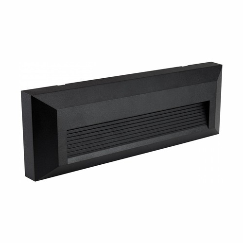 6W Encanta Asymmetric CCT vägglampa - IP54, svart, 750lm, 3 färgtemperaturer, fasad/utomhus
