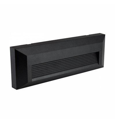 6W Encanta Asymmetric CCT vägglampa - IP54, svart, 750lm, 3 färgtemperaturer, fasad/utomhus