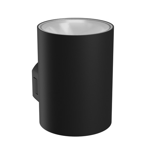 9W Torre vägglampa - IP54 utomhus, rund, CCT, 3 ljusfärger, svart, inkl. ljuskälla