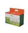 LED-lampor E27 1W - 230V, filament, varmvit, klar, Spectrum, 3-pack